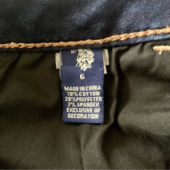 U.S. Polo Dark Wash Women’s Jeans Size 6 - Picture 5 of 8